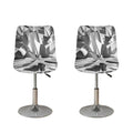 Diamond Print Bar Stool Covers