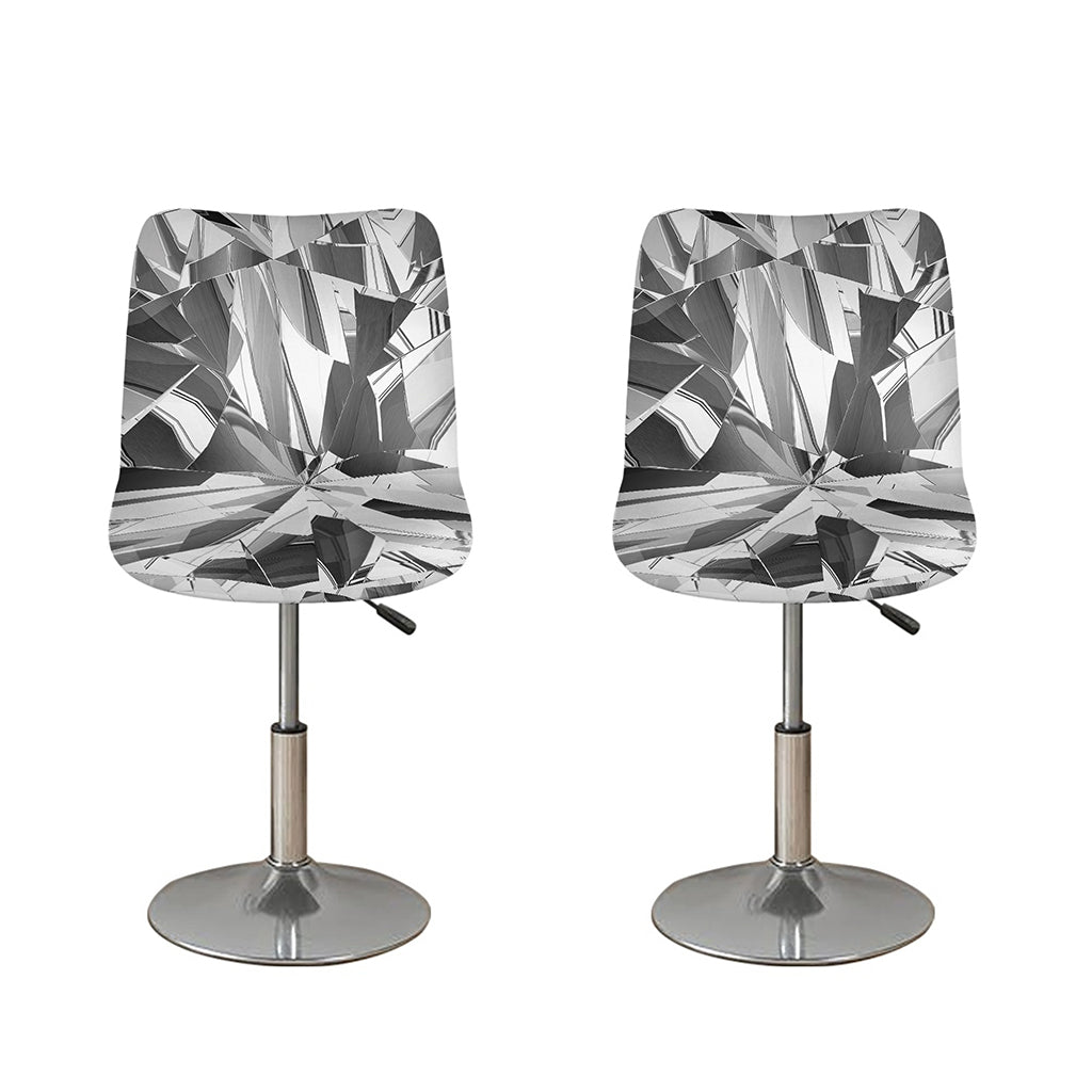 Diamond Print Bar Stool Covers