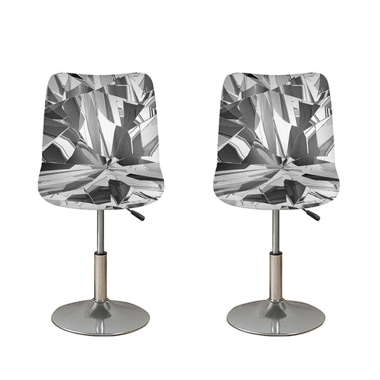 Diamond Print Bar Stool Covers