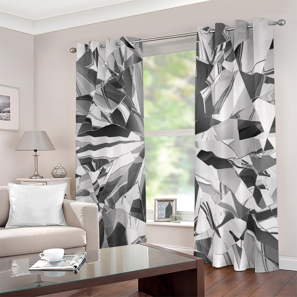 Diamond Print Blackout Grommet Curtains