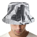 Diamond Print Bucket Hat