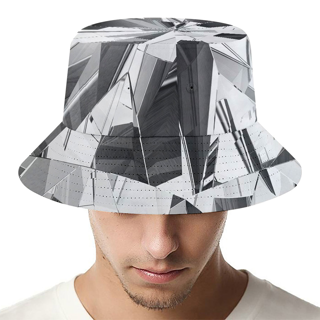 Diamond Print Bucket Hat