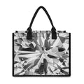 Diamond Print Canvas Tote Bag