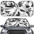 Diamond Print Car Windshield Sun Shade