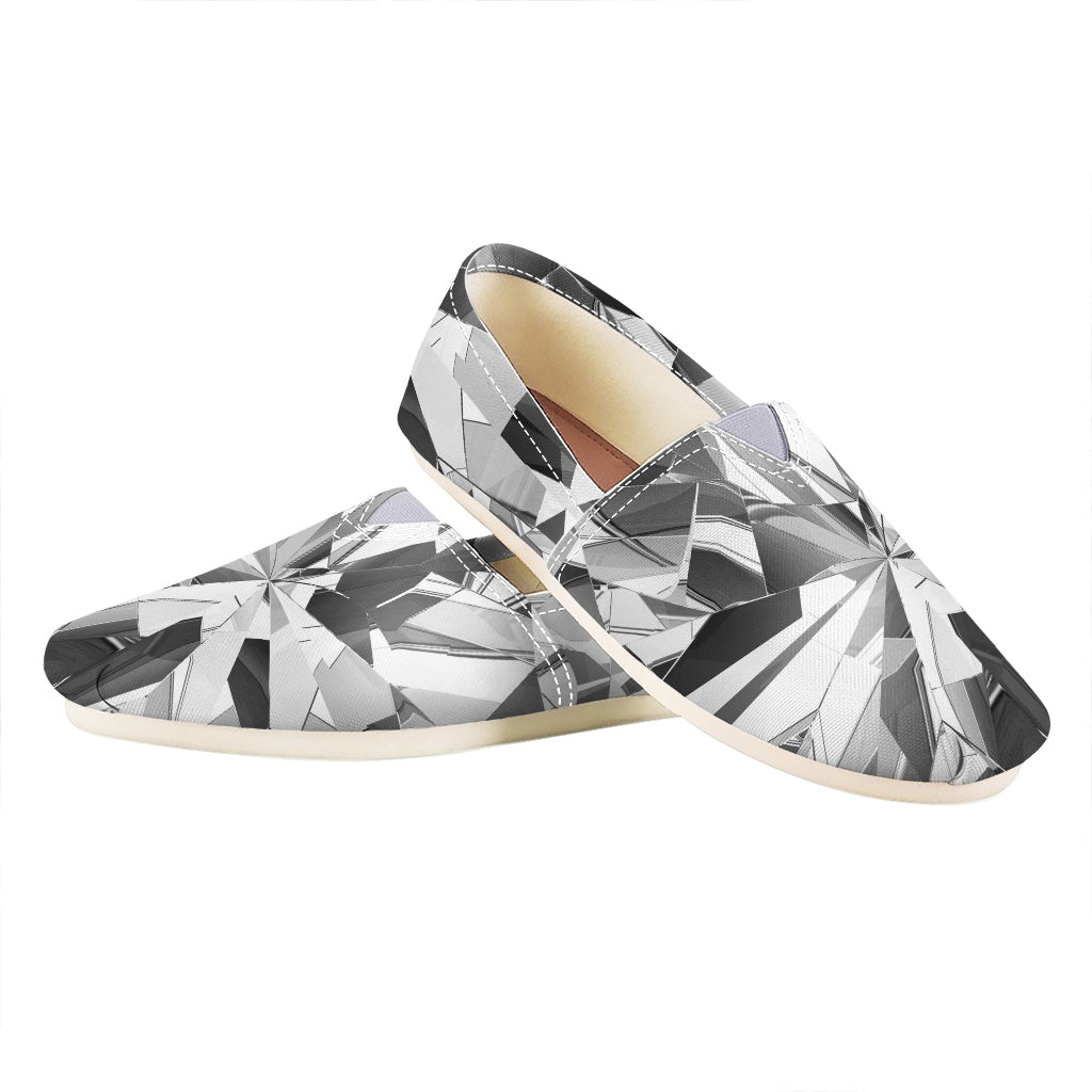 Diamond Print Casual Shoes