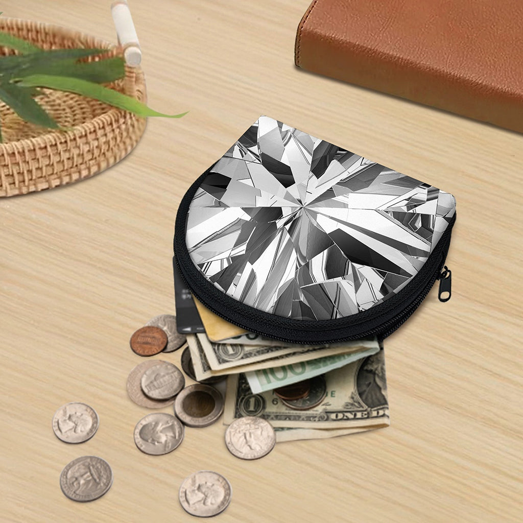 Diamond Print Coin Purse