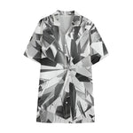 Diamond Print Cotton Hawaiian Shirt