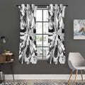 Diamond Print Grommet Curtain Panels