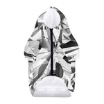 Diamond Print Dog Zip Up Hoodie