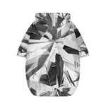 Diamond Print Dog Zip Up Hoodie