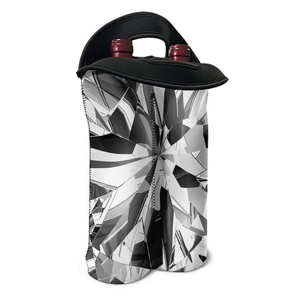 Diamond Print Double Neoprene Wine Tote