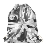 Diamond Print Drawstring Bag