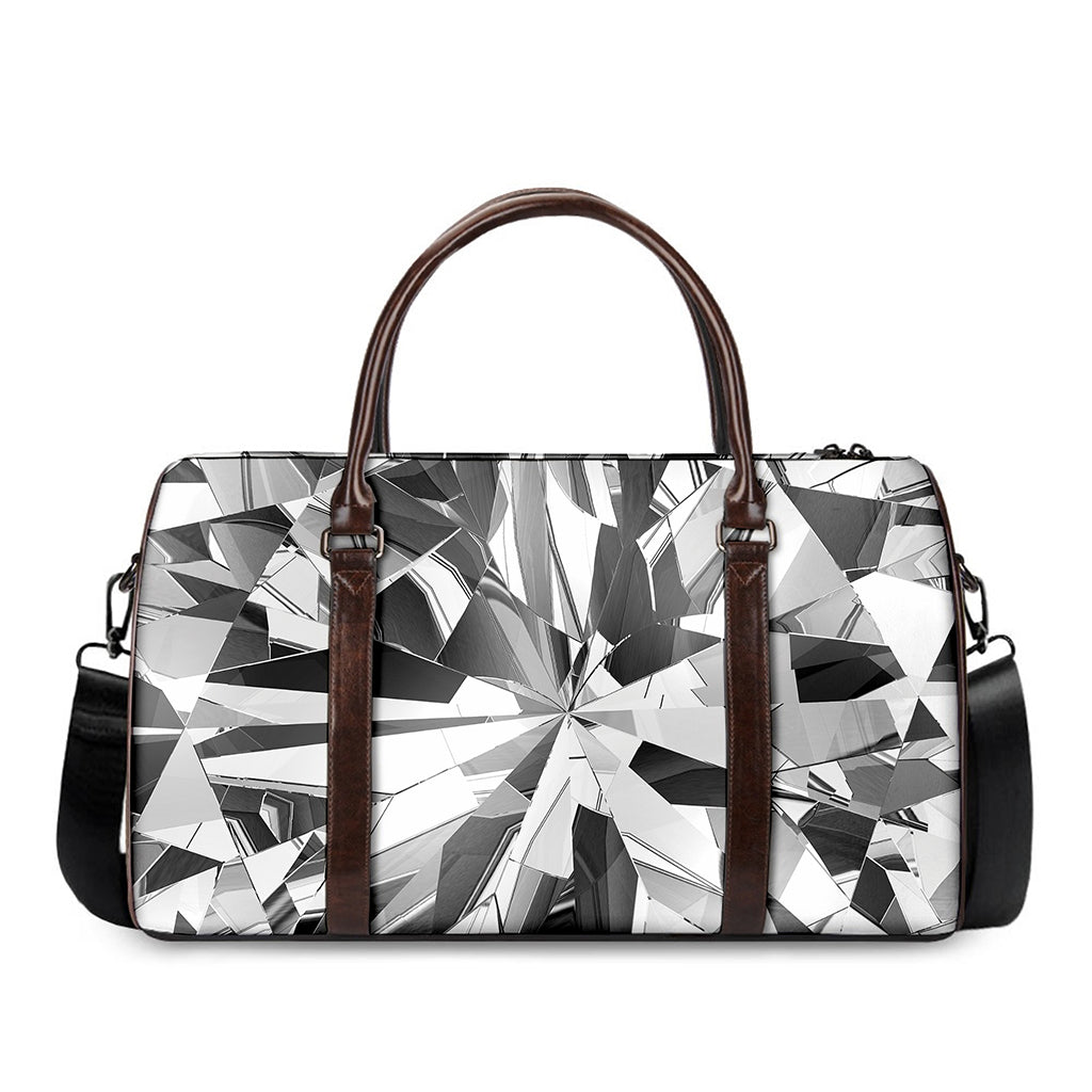 Diamond Print Duffle Bag