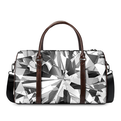 Diamond Print Duffle Bag