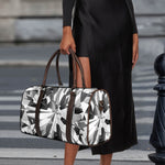 Diamond Print Duffle Bag
