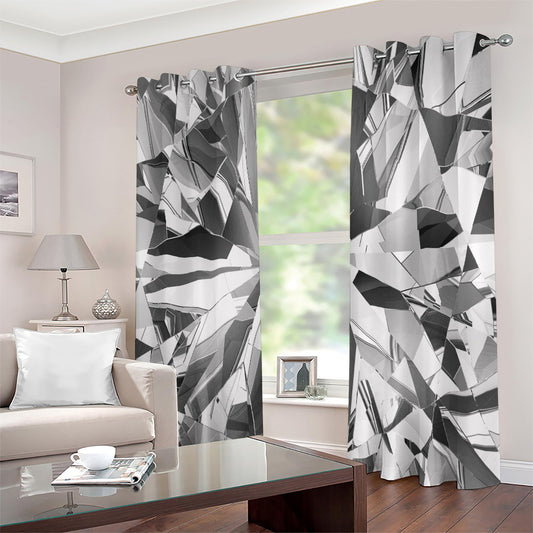 Diamond Print Extra Wide Grommet Curtains