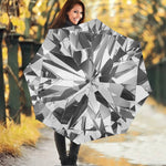 Diamond Print Foldable Umbrella