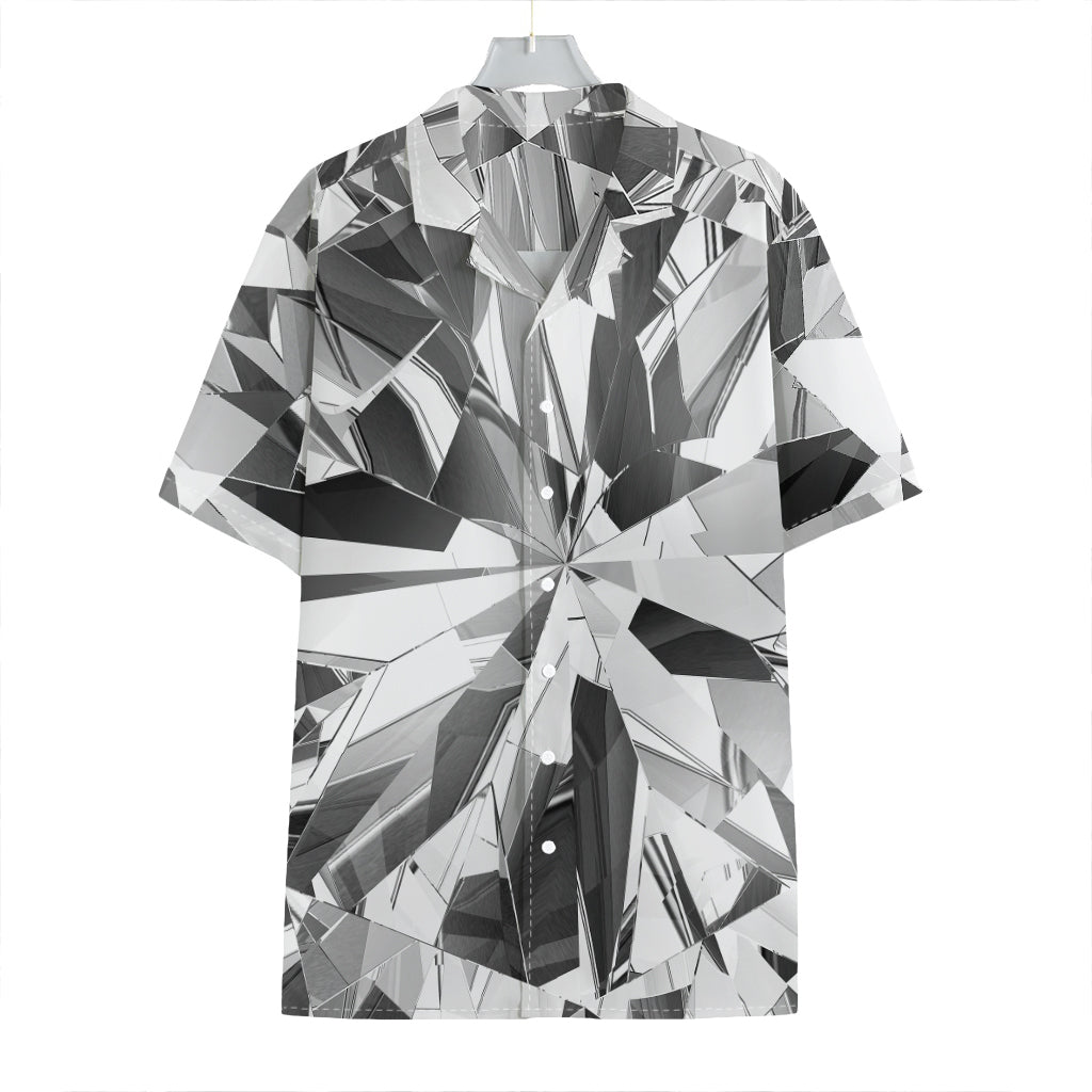 Diamond Print Hawaiian Shirt