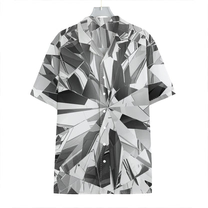 Diamond Print Hawaiian Shirt