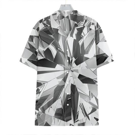 Diamond Print Hawaiian Shirt
