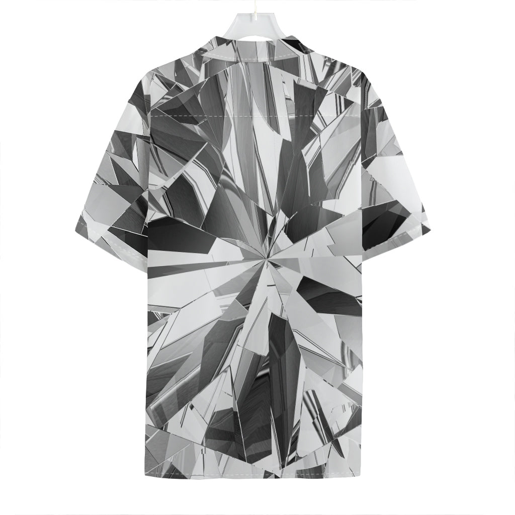 Diamond Print Hawaiian Shirt