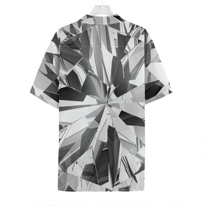 Diamond Print Hawaiian Shirt