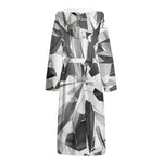 Diamond Print Hooded Bathrobe