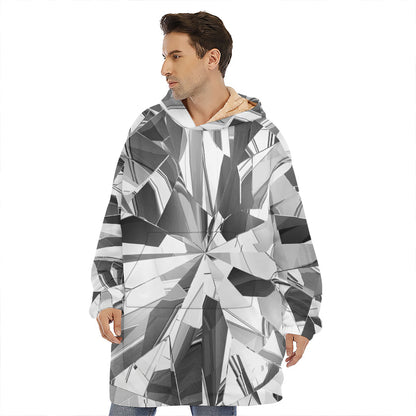 Diamond Print Hoodie Blanket