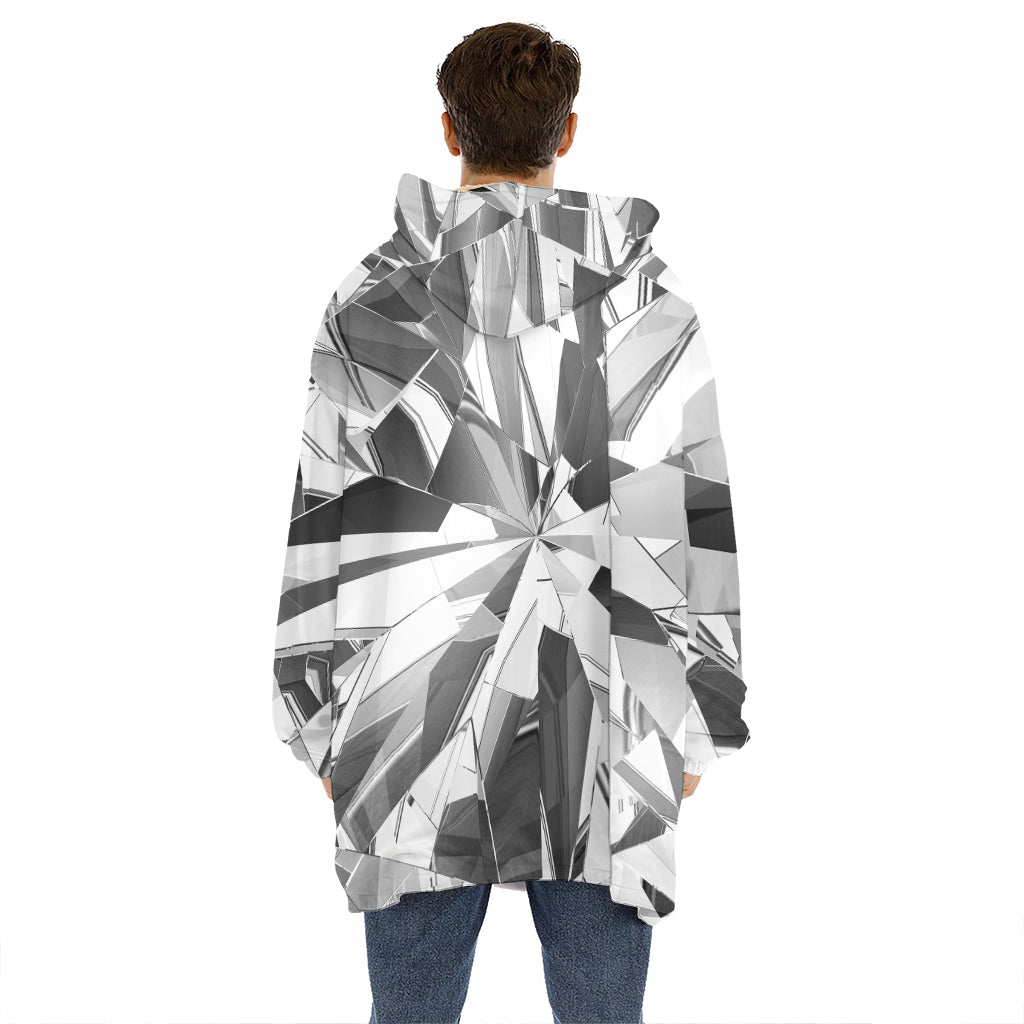 Diamond Print Hoodie Blanket
