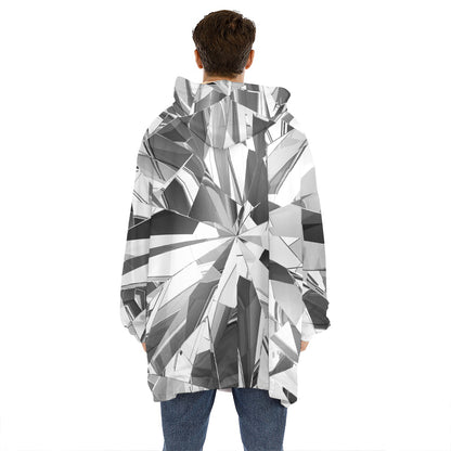 Diamond Print Hoodie Blanket