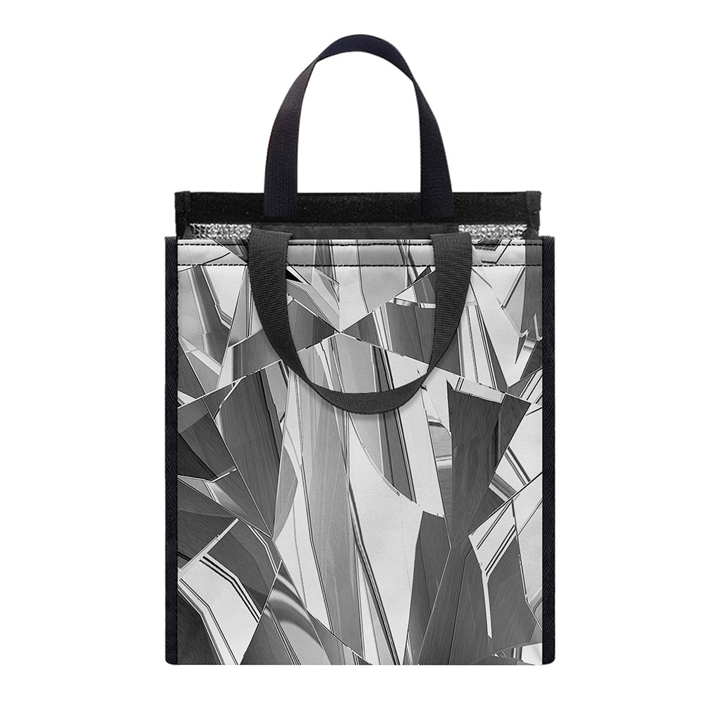 Diamond Print Insulated Lunch Tote