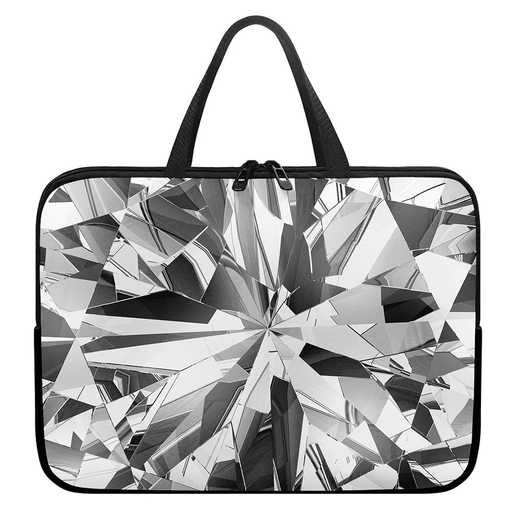 Diamond Print Laptop Sleeve With Handle