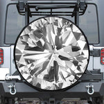 Diamond Print Leather Spare Tire Cover
