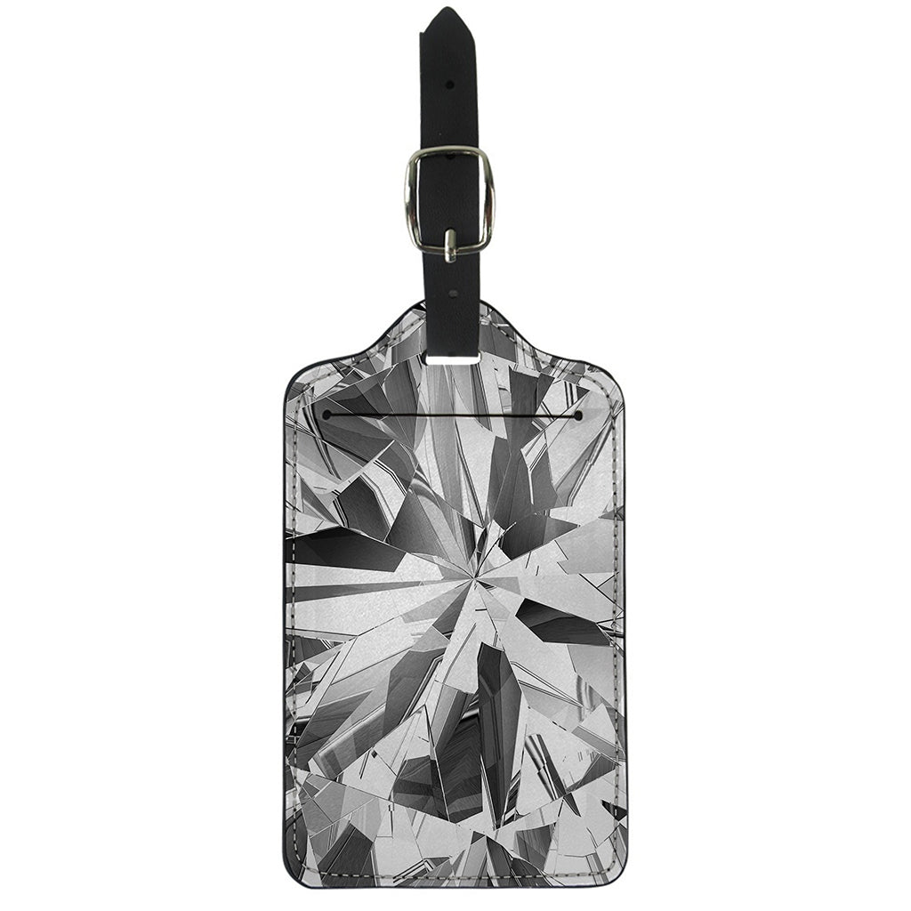 Diamond Print Luggage Tag