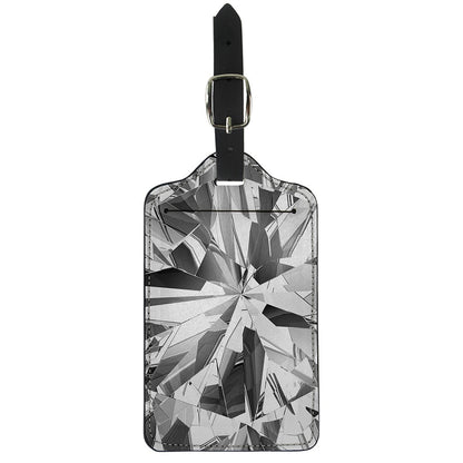 Diamond Print Luggage Tag