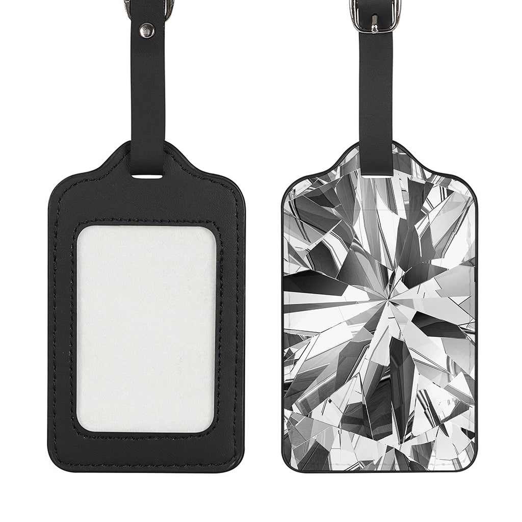 Diamond Print Luggage Tag