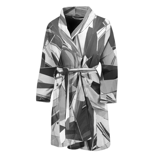 Diamond Print Men's Bathrobe
