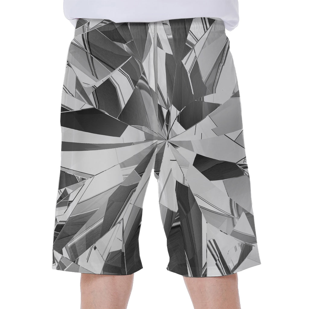 Diamond Print Men's Beach Shorts