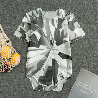 Diamond Print Men's Bodysuit