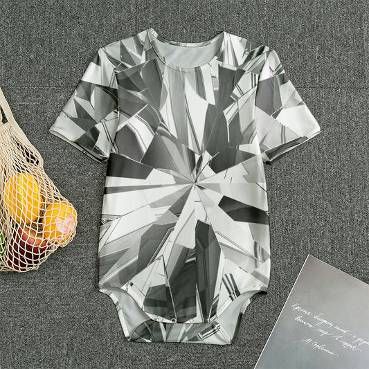 Diamond Print Men's Bodysuit