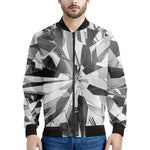 Diamond Print Men's Bomber Jacket