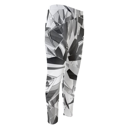 Diamond Print Men's Compression Pants