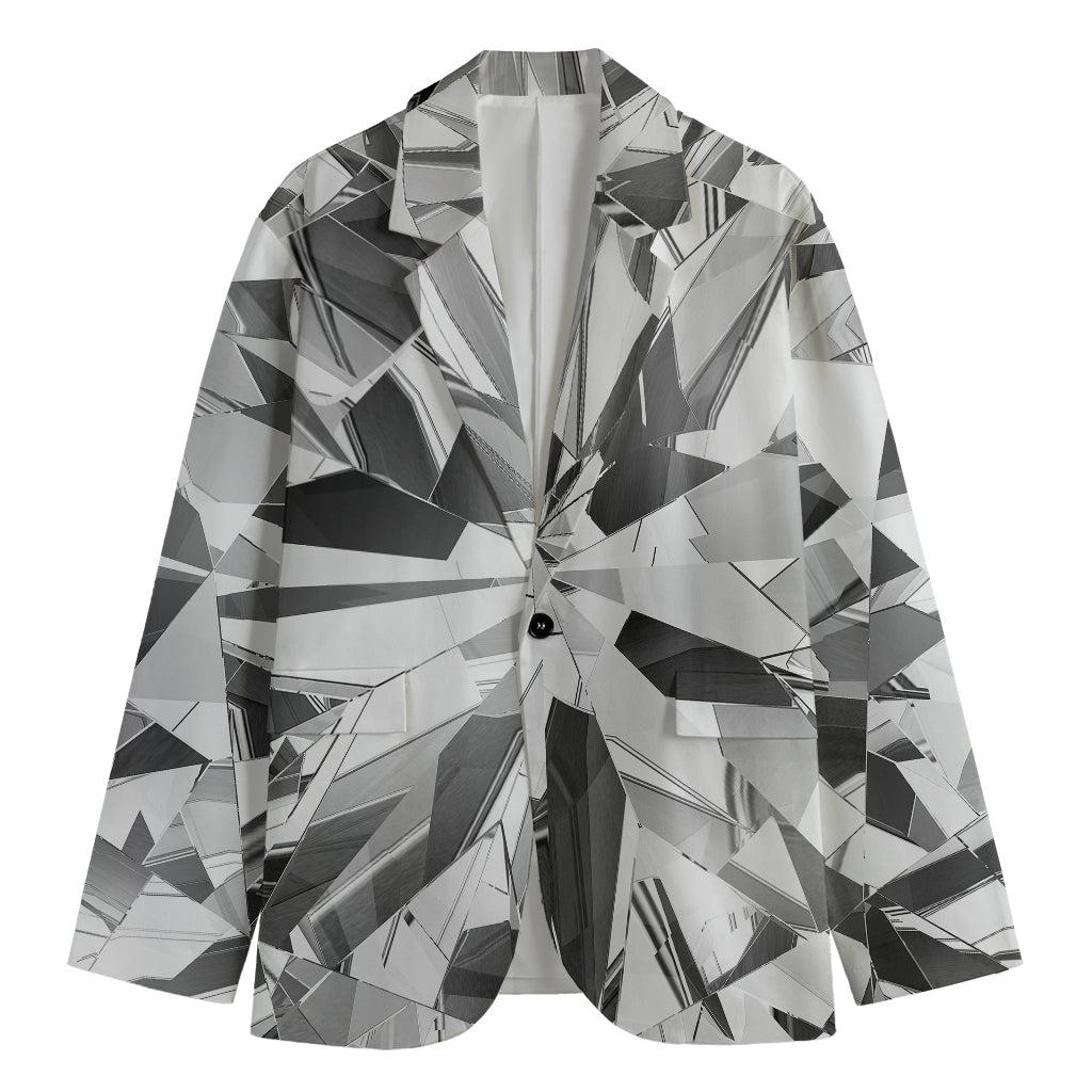 Diamond Print Men's Cotton Blazer