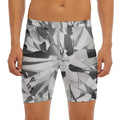 Diamond Print Men's Long Boxer Briefs