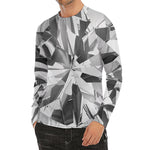 Diamond Print Men's Long Sleeve Rash Guard