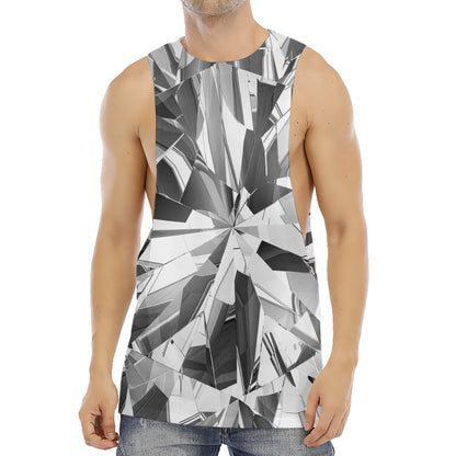 Diamond Print Men's Muscle Tank Top