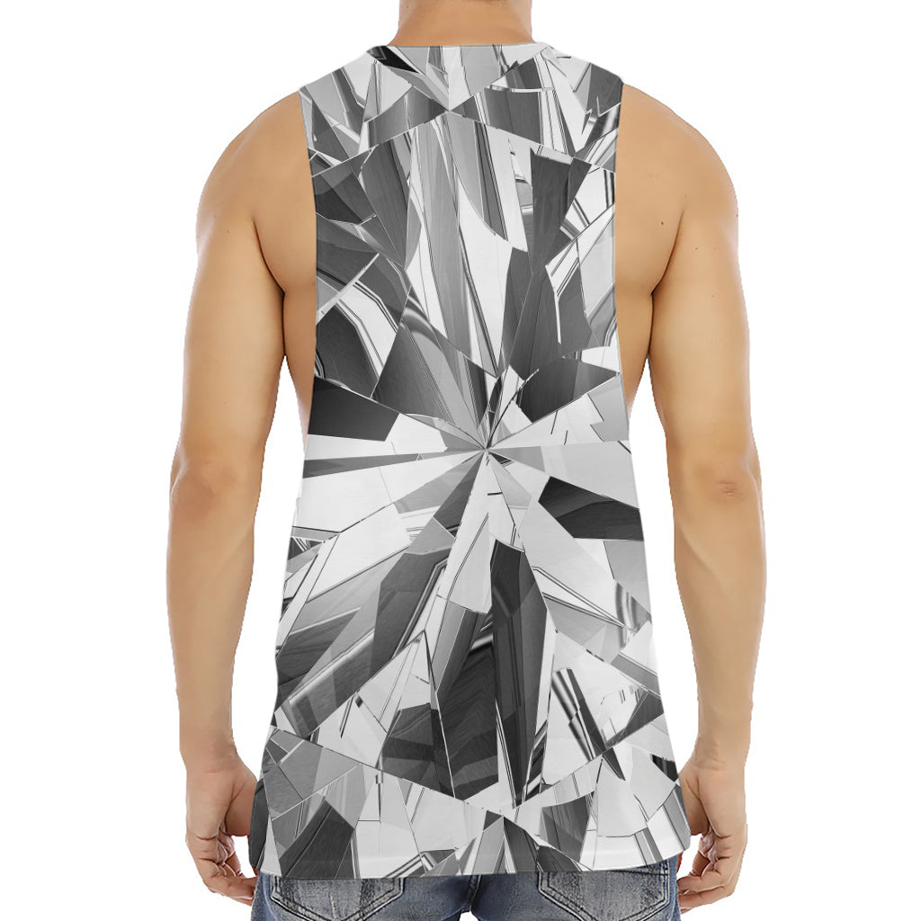 Diamond Print Men's Muscle Tank Top