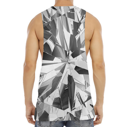 Diamond Print Men's Muscle Tank Top