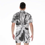 Diamond Print Men's Rompers