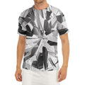 Diamond Print Men's Short Sleeve Rash Guard